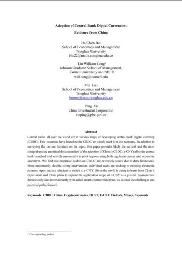 SSRN-央行数字货币的采用：来自中国的证据.pdf
