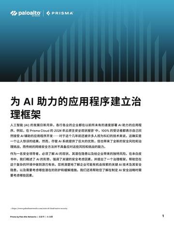 2024年为AI助力的应用程序建立治理框架白皮书.pdf