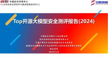 Top开源大模型安全测评报告(2024).pdf
