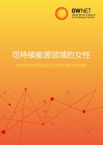 可持续能源领域的女性 - 培养女性在转型变化时发挥潜力的战略报告.pdf