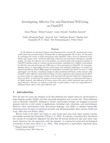 Investigating Affective Use and Emotional Well-being on ChatGPT（英文）.pdf