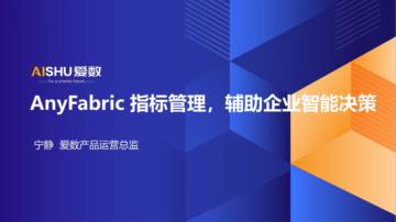 2024年AnyFabric指标管理，辅助企业智能决策.pdf