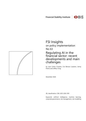 2024金融领域中的人工智能监管报告：近期发展与主要挑战（英文）.pdf