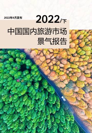 2022下半年中国国内旅游市场景气报告.pdf
