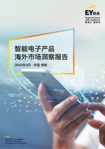2025年智能电子产品海外市场洞察报告.pdf