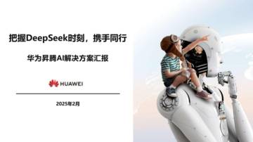 华为昇腾DeepSeek解决方案.pdf