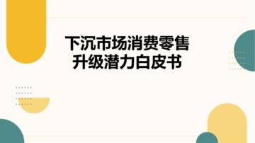 下沉市场消费零售升级潜力白皮书.pdf