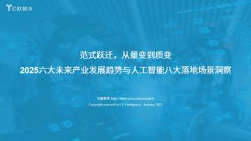 2025六大未来产业发展趋势与人工智能八大落地场景.pdf