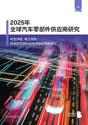 2025年全球汽车零部件供应商研究报告.pdf