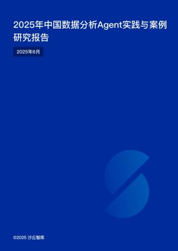 2025年中国数据分析Agent实践与案例研究报告.pdf