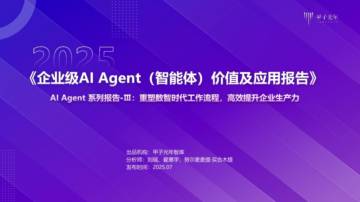 2025企业级AI Agent（智能体）价值及应用报告.pdf