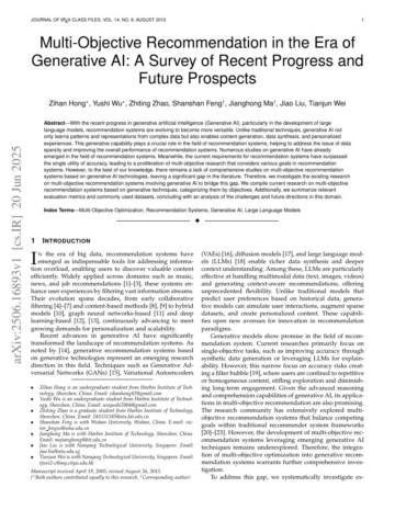 生成式人工智能时代的多目标推荐：最新进展与未来展望综述（英文）.pdf