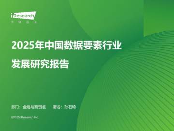 2025年中国数据要素行业发展研究报告.pdf