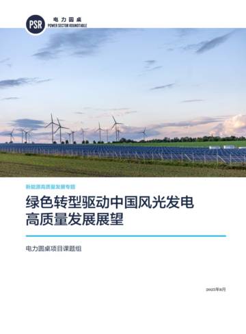 2025年绿色转型驱动中国风光发电高质量发展展望报告.pdf