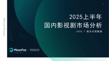 2025上半年国内影视剧市场分析报告.pdf