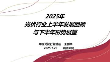 2025年光伏行业上半年发展回顾与下半年形势展望.pdf