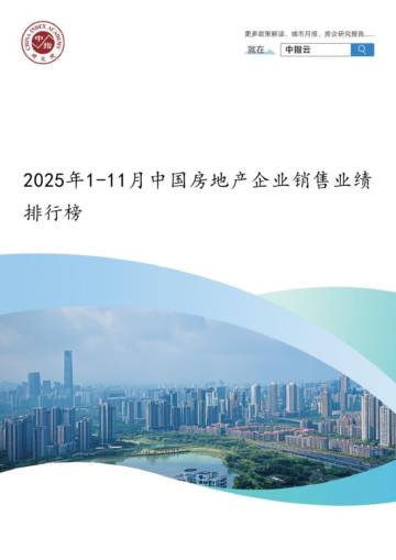 2025年1-11月中国房地产企业销售业绩排行榜.pdf