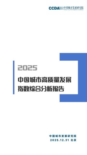 2025城市高质量发展指数综合分析报告.pdf