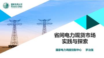 省间电力现货市场实践与探索.pdf