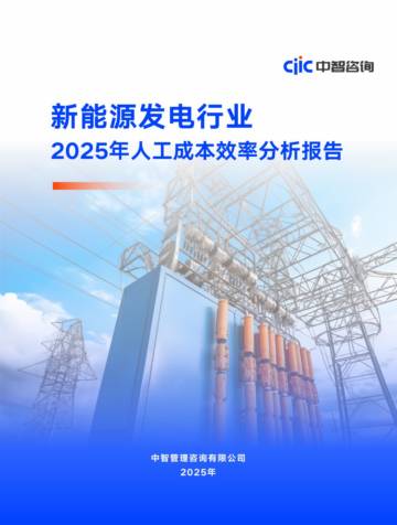 新能源发电行业2025年人工成本效率分析报告.pdf