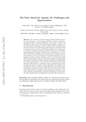 智能体化人工智能 (Agentic AI) 的前行之路：挑战与机遇.pdf