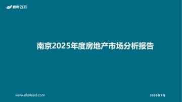 南京2025年度房地产市场分析报告.pdf