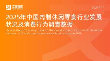 2025年中国肉制休闲零食行业发展状况与消费行为调查数据报告.pdf