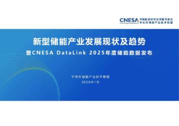 新型储能行业产业发展现状及趋势：暨CNESA DataLink 2025年度储能数据发布.pdf