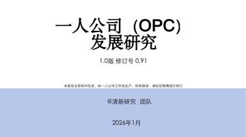 一人公司（OPC）发展研究1.0版.pdf