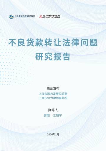 2026年不良贷款转让法律问题研究报告.pdf