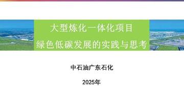 大型炼化一体化项目，绿色低碳发展的实践与思考.pdf