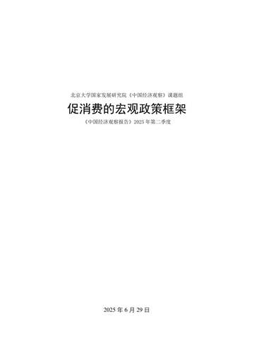 2025促消费的宏观政策框架.pdf