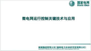 微电网运行控制关键技术与应用.pdf
