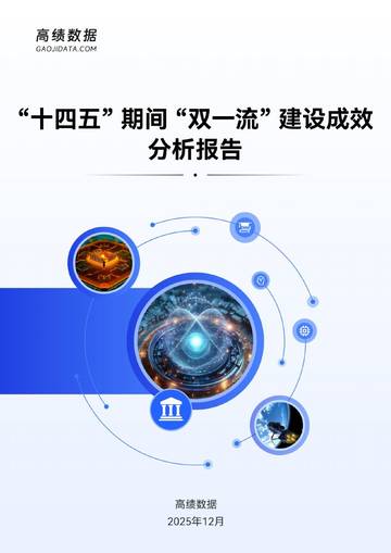 2025年“十四五”期间“双一流”建设成效分析报告.pdf