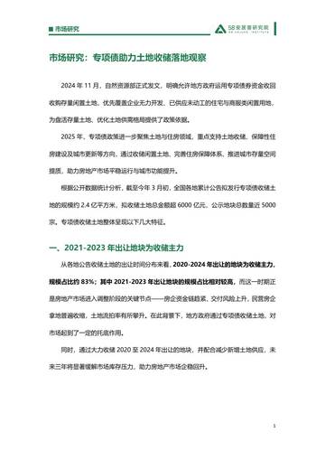 市场研究：专项债助力土地收储落地观察.pdf