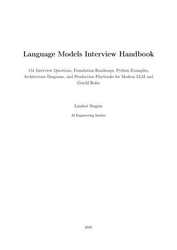 2026大模型与生成式AI面试与工程实践全指南（英文）.pdf