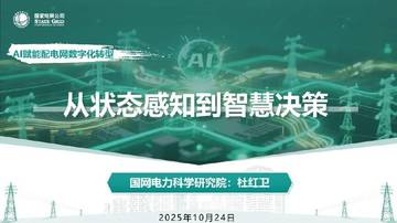 AI赋能配电网数字化转型—从状态感知到智能决策.pdf