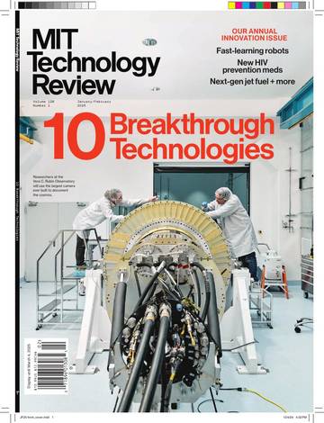 国际学校学生科普类读物MIT Technology Review 01.02 2025