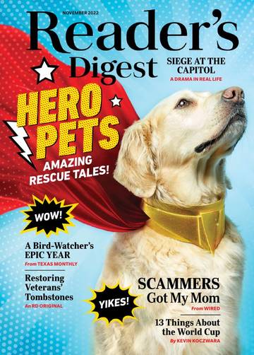 国际学生课外读物美国读者文摘 Reader's Digest USA 11.2022