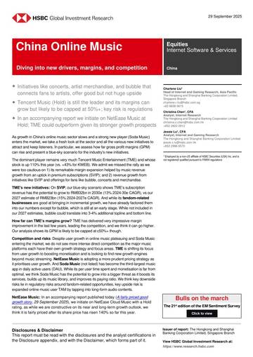 中国在线音乐：深挖新动力、利润率和竞争（英文）.pdf