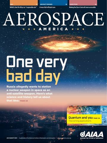 国际学生课外读物美国太空杂志Aerospace America 2024 07-08
