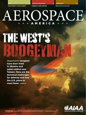 国际学生课外读物美国太空杂志Aerospace America 2024 11