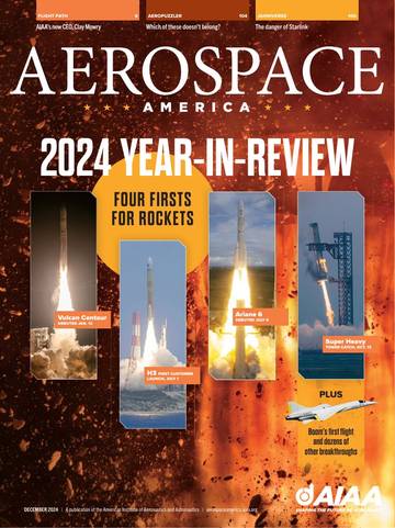 国际学生课外读物美国太空杂志Aerospace America 2024 12