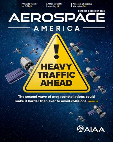 国际学生课外读物美国太空杂志Aerospace America 10.12 2025