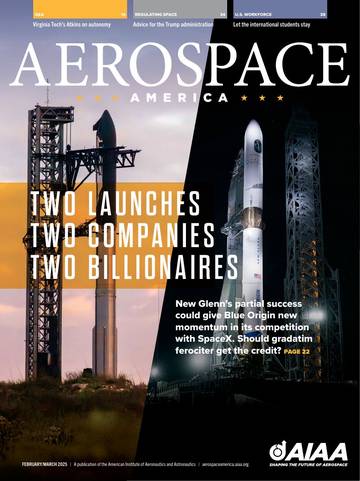 国际学生课外读物美国太空杂志Aerospace America 2025 02-03