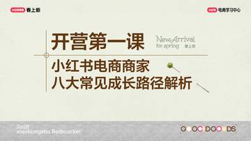 小红书电商商家八大常见成长路径解析.pdf