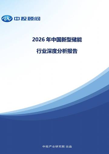 2026年中国新型储能行业深度分析报告.pdf