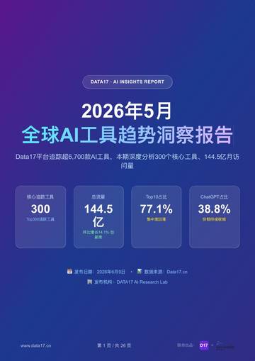 全球AI工具趋势洞察（2026年5月）.pdf