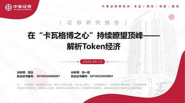 在“卡瓦格博之心”持续瞭望顶峰——解析Token经济.pdf