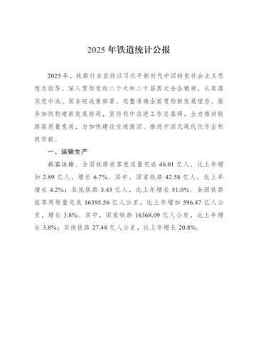 2025年铁道统计公报.pdf